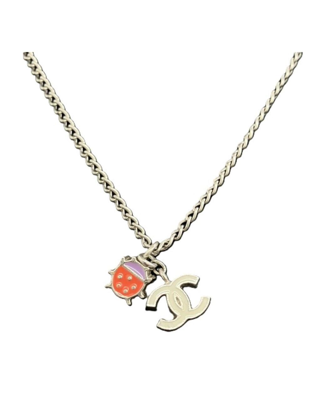 Chanel Ladybug Pendant Necklace Metal #276192C67B